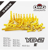 RC OMG Golden Screw Kit for Yokomo YD-2 E