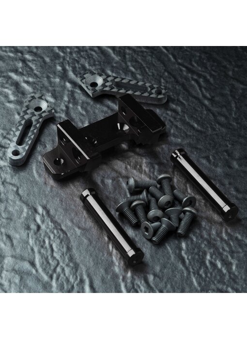 MST RMX Alum. Adj. Front Connect Mount V.2 / Black
