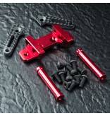 MST RMX Aluminium Adjustable Front Connect Mount V.2 / Color: Red