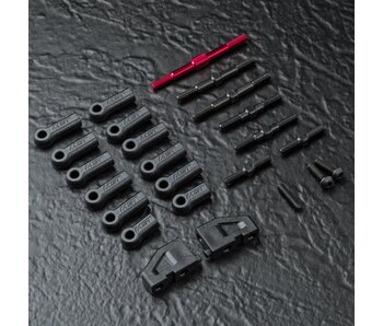 MST RMX 2.5 Alum. Turnbuckle Shaft Set / Red