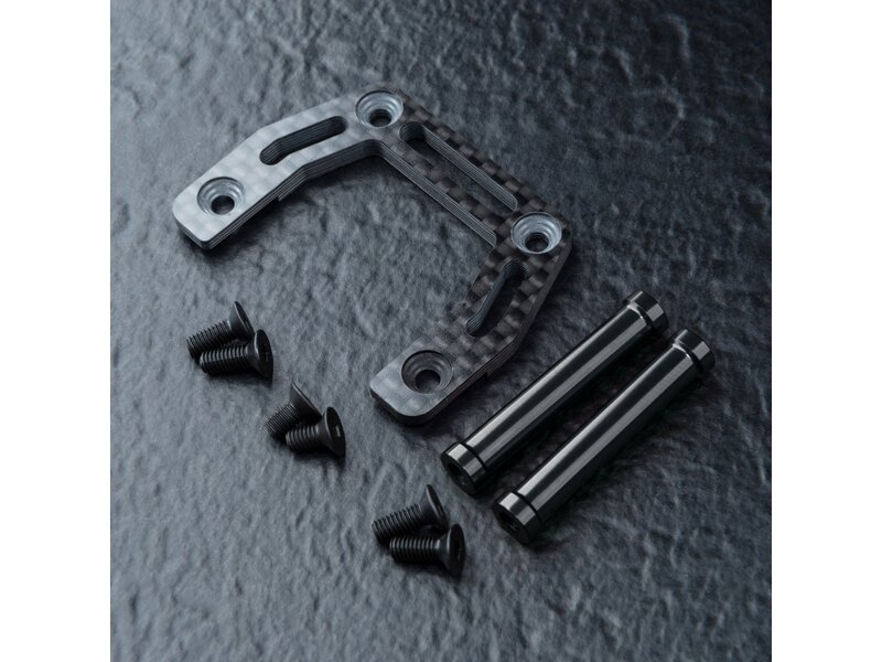 MST KMW Carbon Front Upper Brace Set / Color: Black