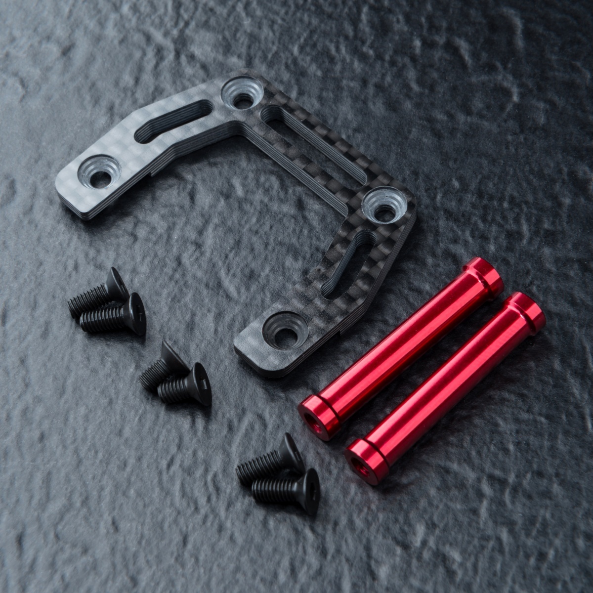 MST KMW Carbon Front Upper Brace Set - Red MST KMW Carbon Front Upper Brace Set - Red