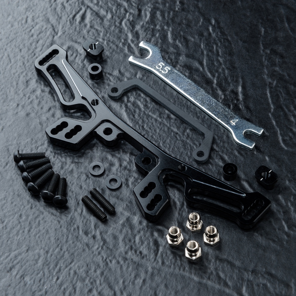 MST MRX Alum. Adjustable Damper Stay Set - Black MST MRX Alum. Adjustable Damper Stay Set - Black