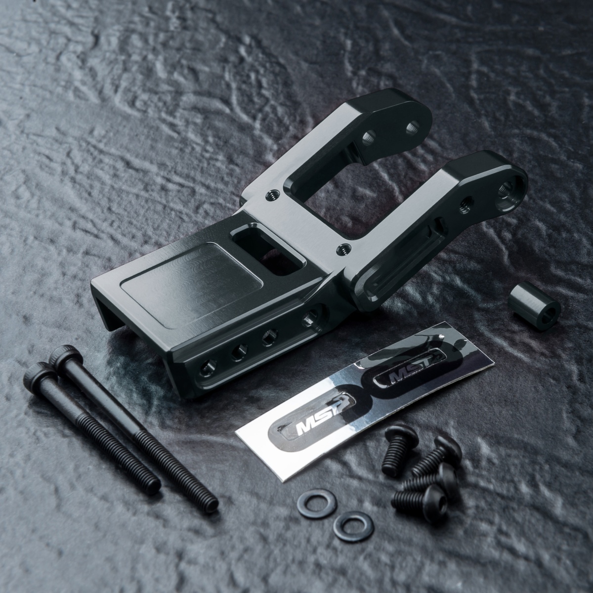 MST RMX M Alum. Rear Upper Deck Connecter - Black MST RMX M Alum. Rear Upper Deck Connecter - Black