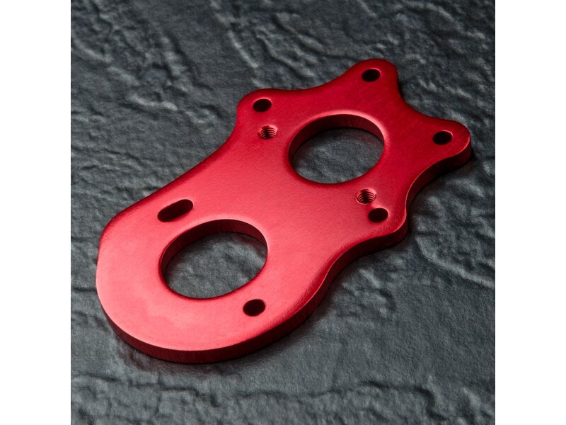 MST RMX Aluminium Spur Gearbox Motor Mount / Color: Red