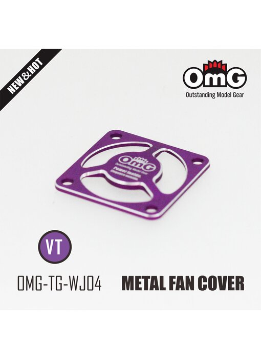 RC OMG Metal Fan Cover / Purple