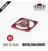 RC OMG Metal Fan Cover / Red