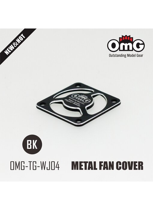 RC OMG Metal Fan Cover / Black