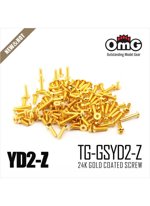 RC OMG Golden Screw Kit for Yokomo YD-2 Z (77pcs)