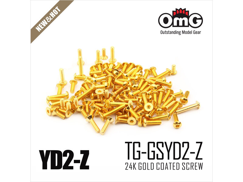 RC OMG Golden Screw Kit for Yokomo YD-2 Z (77pcs)