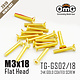 Golden Screw Flat Head M3 x 18mm (10pcs)