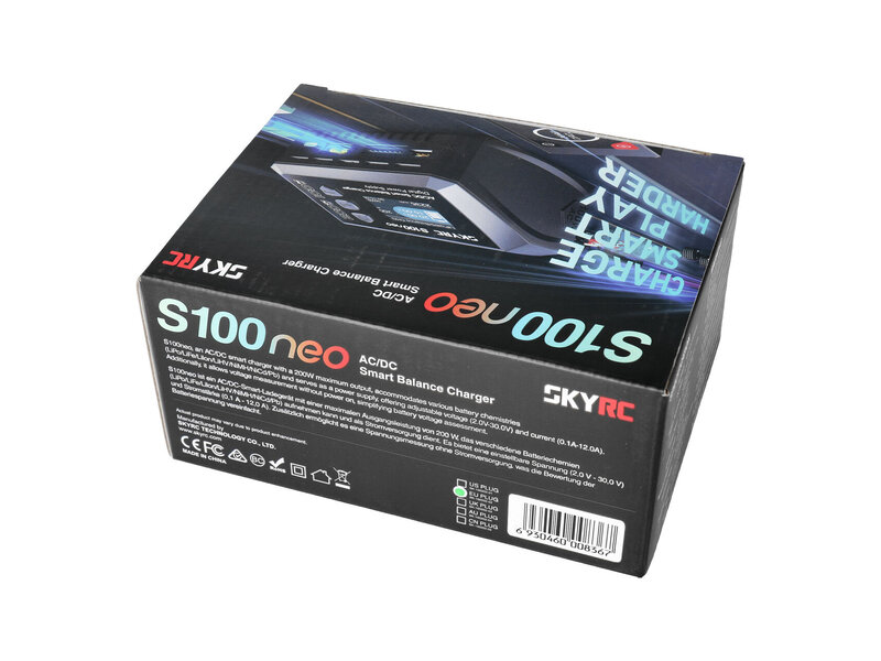 SkyRC S100 Neo LiPo Charger 1-6s 10A 100W AC/DC