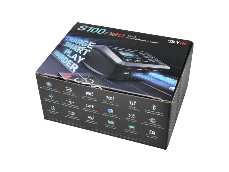 SkyRC S100 Neo LiPo Charger 1-6s 10A 100W AC/DC