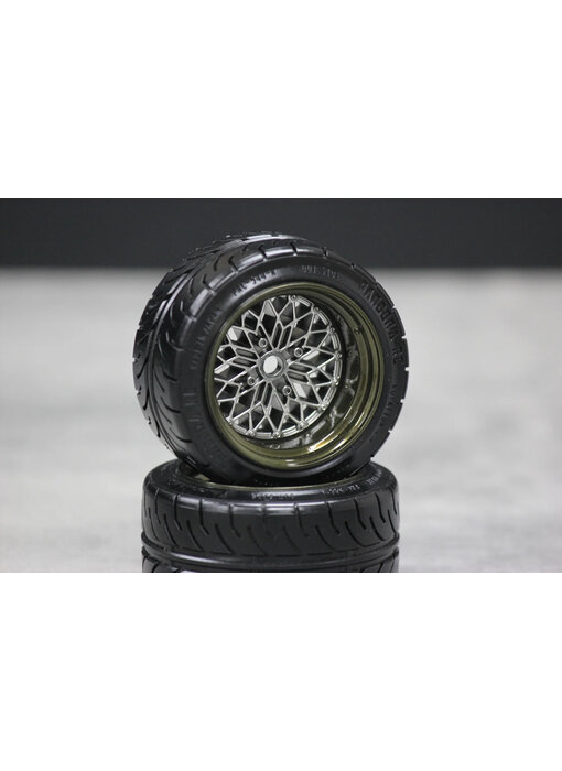 Pandora RC Small Diameter Display Wheel & Tire GLOW STAR (2pcs)