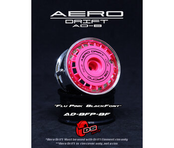 DS Racing Aero Drift Wheel Cover for DE Wheel / Flat / Flu Pink