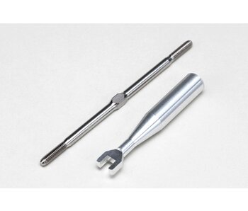 Yokomo Titanium Turnbuckle 75mm (1pc)