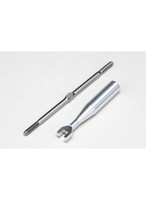 Yokomo Titanium Turnbuckle 75mm (1pc)