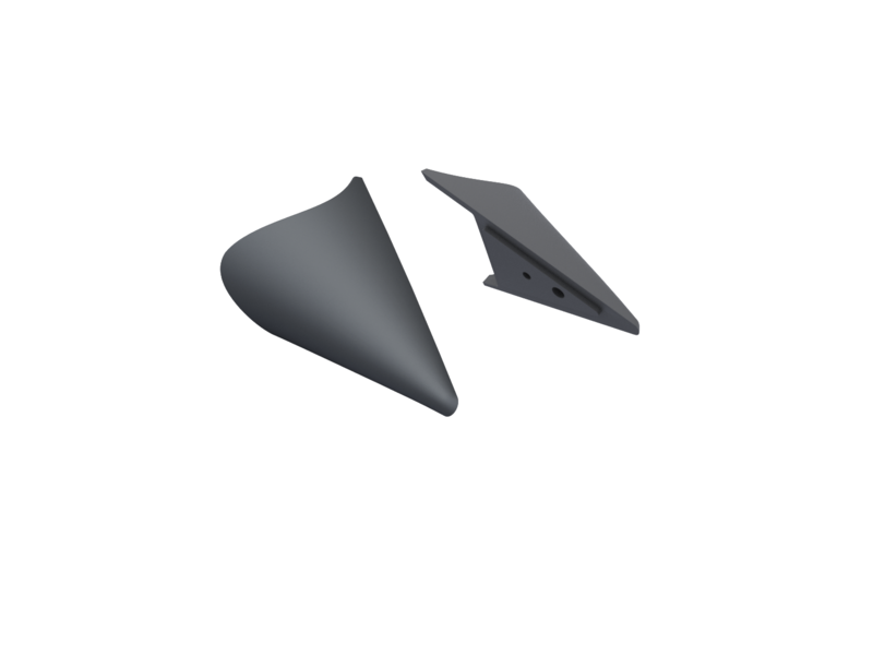 Rc Arlos Rear View Mirrors V2 for Mazda RX-7 FC BN Sports