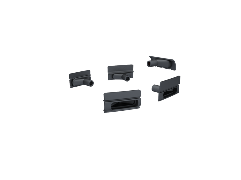 Rc Arlos Bumper Sides & Rear Trunk Buckets with Lenses for Mazda RX-7 FC BN Sports