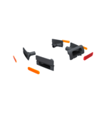 Rc Arlos Bumper Sides & Rear Trunk Buckets with Lenses for Mazda RX-7 FC BN Sports