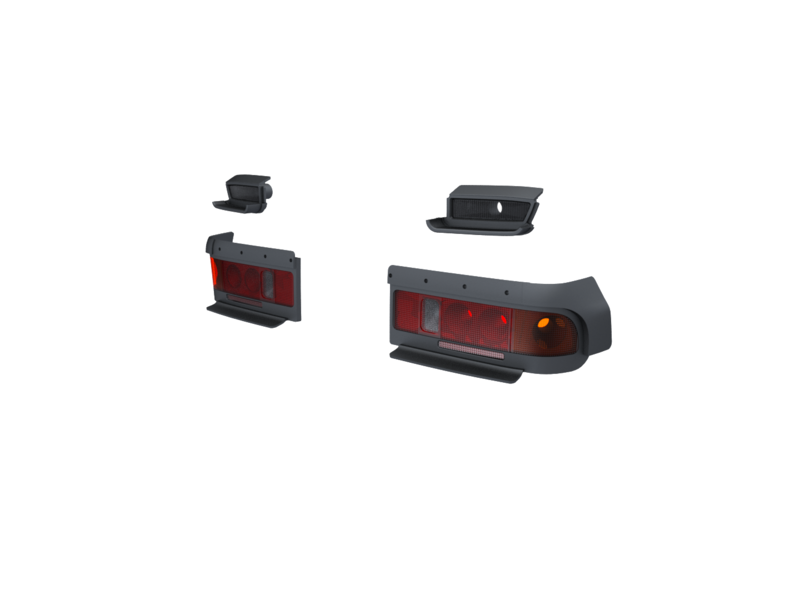 Rc Arlos Light Lenses for Light Buckets V1 for Mazda RX-7 FC BN Sports
