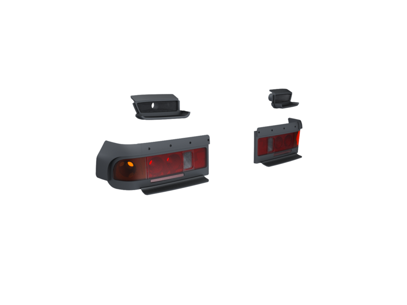 Rc Arlos Light Lenses for Light Buckets V1 for Mazda RX-7 FC BN Sports