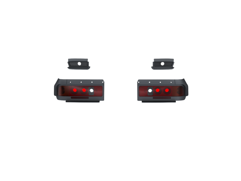 Rc Arlos 24K2014 - Light Lenses for Light Buckets V1 for Mazda RX-7 FC BN Sports