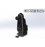 Overdose JT Aluminium Direct Servo Horn Type-2 25T Futaba / Color: Black