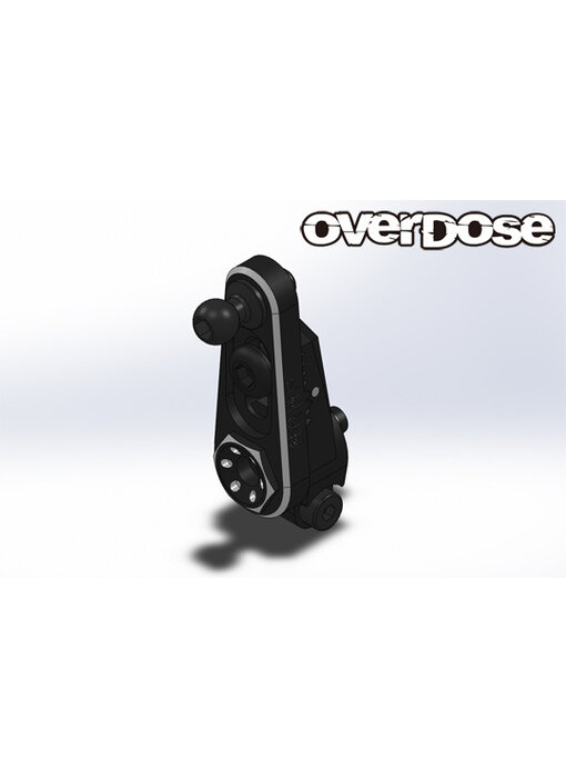 Overdose JT Alum. Direct Servo Horn Type-2 25T Futaba / Black