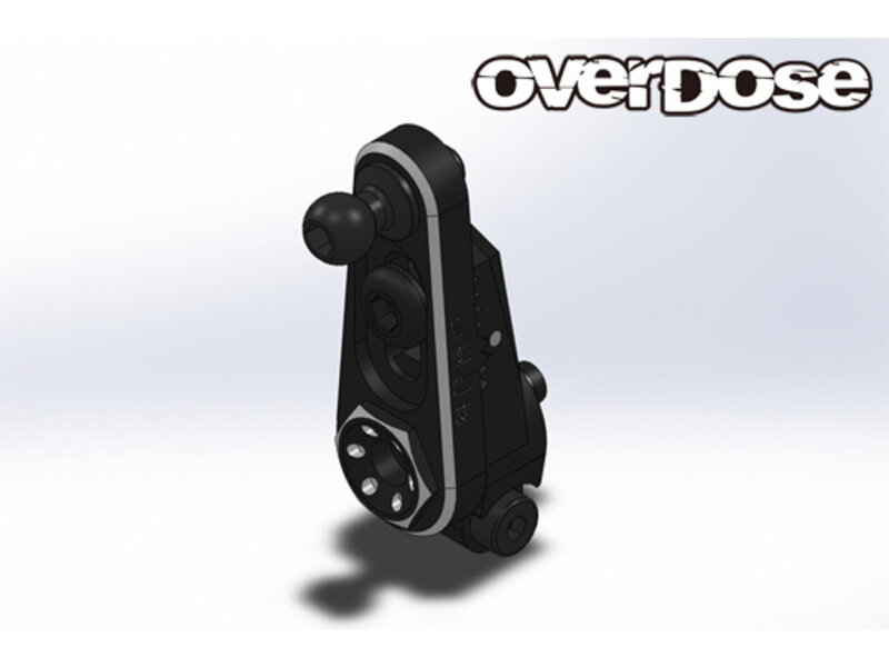 Overdose JT Alum. Direct Servo Horn 25T - Black Overdose JT Alum. Direct Servo Horn 25T - Black