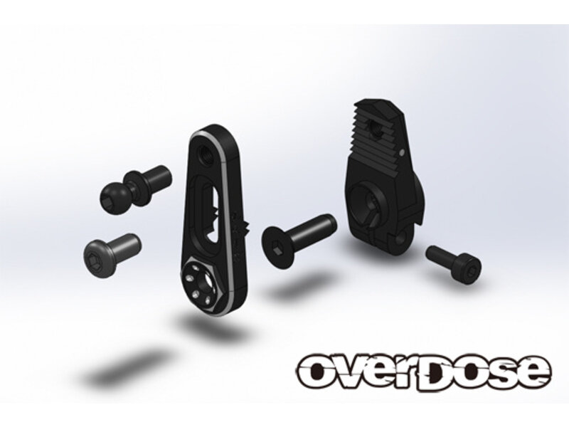 Overdose JT Aluminium Direct Servo Horn Type-2 25T Futaba / Color: Red