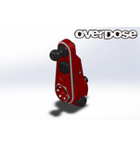 Overdose JT Aluminium Direct Servo Horn Type-2 25T Futaba / Color: Red