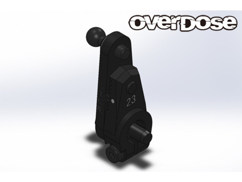 Overdose JT Aluminium Direct Servo Horn Type-2 23T Sanwa, KO / Color: Black