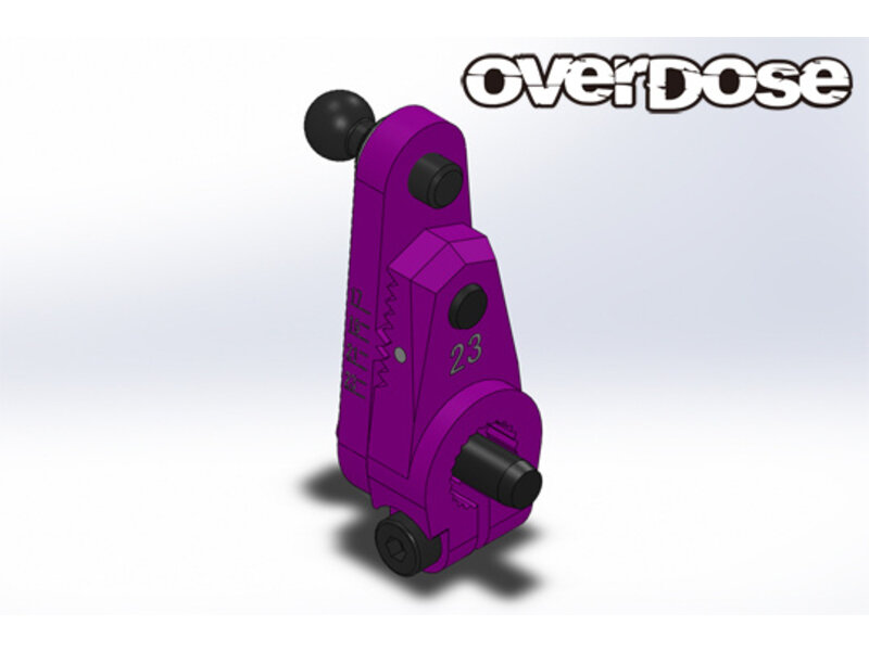 Overdose JT Aluminium Direct Servo Horn Type-2 23T Sanwa, KO / Color: Purple