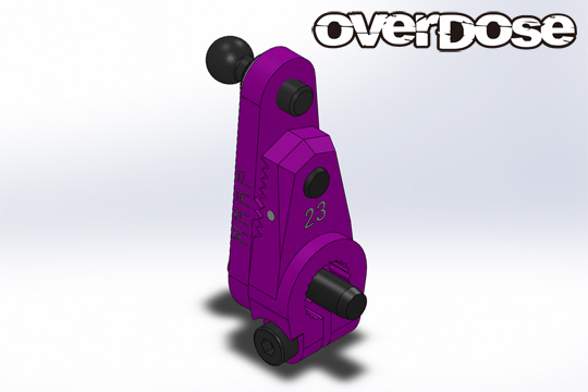 Overdose JT Alum. Direct Servo Horn 23T - Purple Overdose JT Alum. Direct Servo Horn 23T - Purple