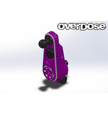 Overdose JT Aluminium Direct Servo Horn Type-2 23T Sanwa, KO / Color: Purple
