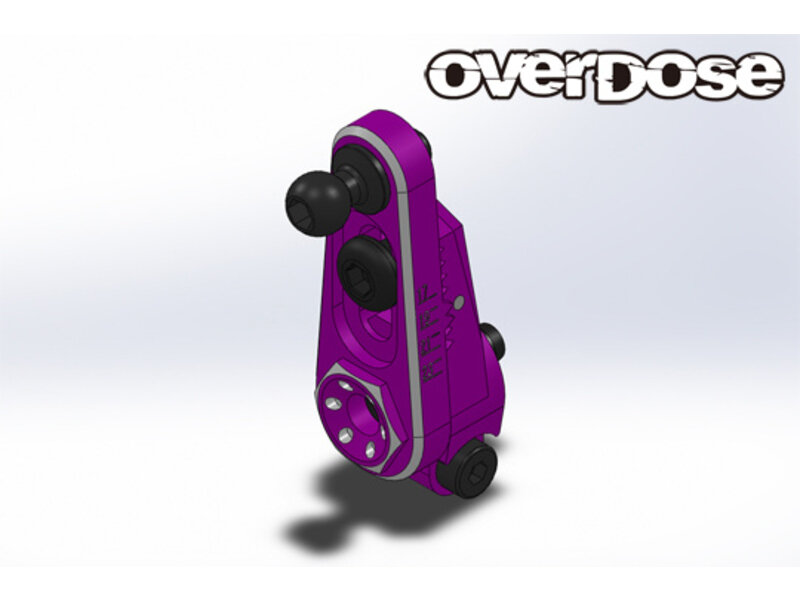 Overdose JT Alum. Direct Servo Horn 23T - Purple Overdose JT Alum. Direct Servo Horn 23T - Purple