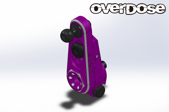 Overdose JT Alum. Direct Servo Horn 23T - Black Overdose JT Alum. Direct Servo Horn 23T - Black