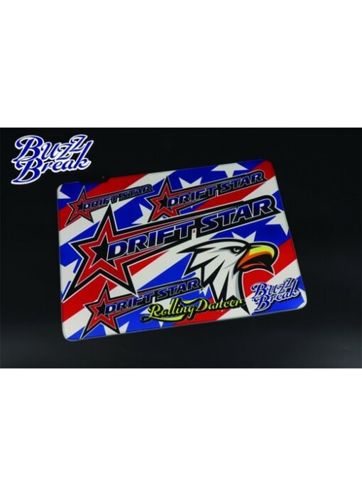 Overdose LED Pit Mat Mini DRIFT STAR ver. (600 x 450 mm size)