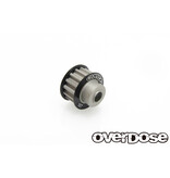 Overdose Wide Center Pulley 15T / Color: Black