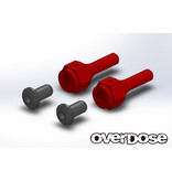 Overdose Knuckle Stopper for OD3891 / Color: Red (2pcs)