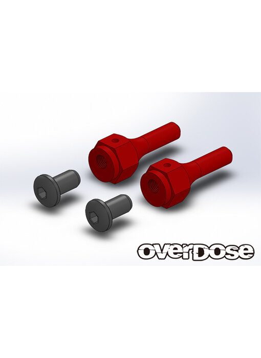 Overdose Knuckle Stopper for OD3891 / Red (2)
