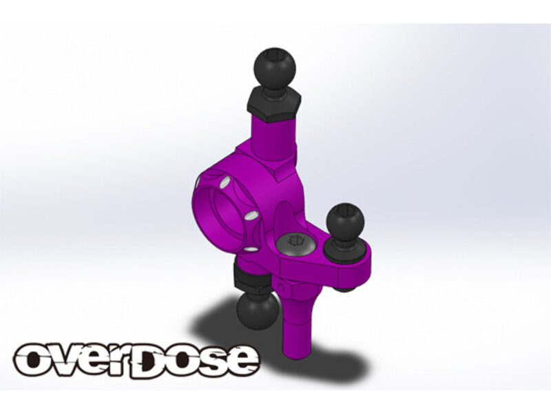 Overdose Aluminium Knuckle ES Type-2 for GALM series / Color: Purple