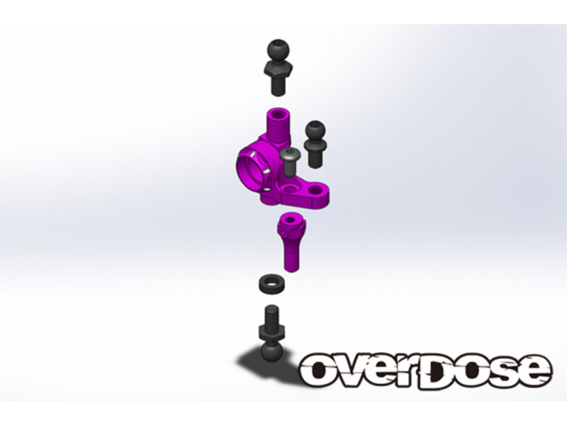 Overdose Aluminium Knuckle ES Type-2 for GALM series / Color: Purple