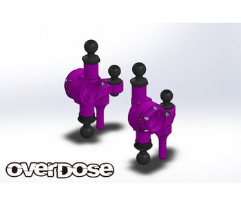 Overdose Alum. Knuckle ES Type-2 for GALM series / Purple