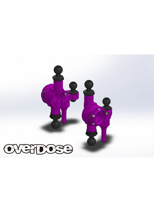 Overdose Alum. Knuckle ES Type-2 for GALM series / Purple