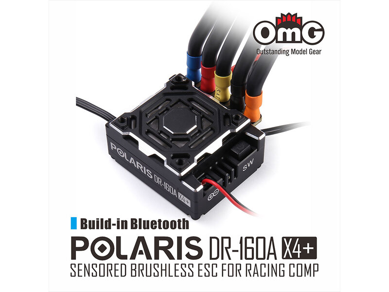 RC OMG Polaris DR 160AX4+ ESC / Black