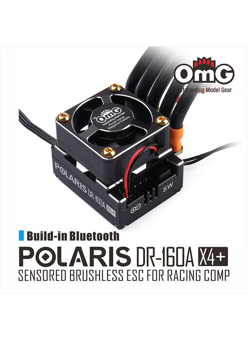 RC OMG Polaris DR 160AX4+ ESC / Black