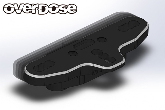 Overdose Adjustable Steering Base - Red Overdose Adjustable Steering Base - Red