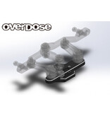 Overdose Adjustable Steering Base for OD3546 / Color: Red